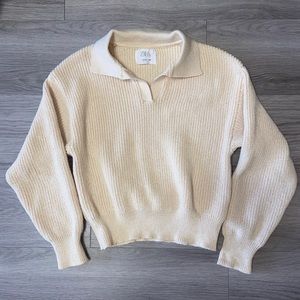 Zara Kids Polo Collar Knit Sweater